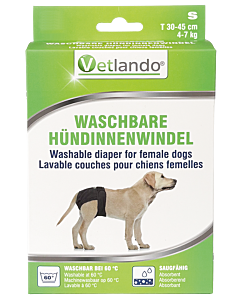 Vetlando Wasbare Luier voor Teefjes S
