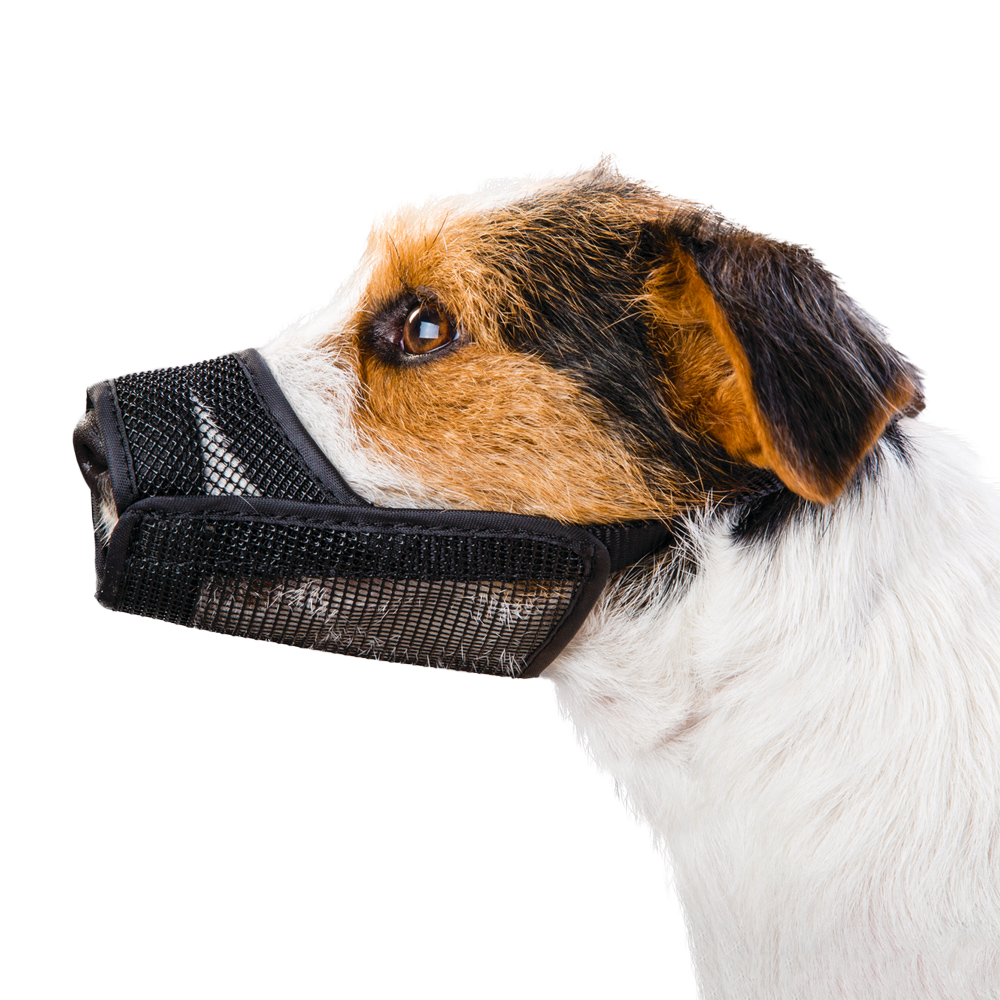 Nylon muilkorf voor honden, ademend en zacht mesh Nylon muilkorf voor honden, ademend en zacht mesh