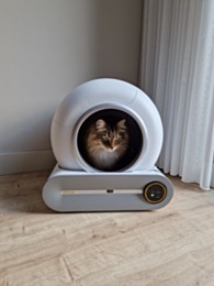 Petlux V2 Zelfreinigende Automatische Kattenbak Wit