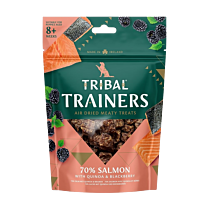 Tribal trainingssnoepjes Zalm met Quinoa & Zwarte Bes 80 g