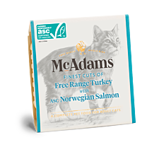 McAdams Wet Cat Food Free Range Turkey with Norwegian Salmon 100 g