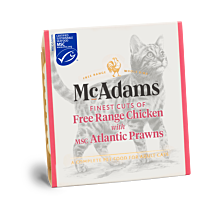 McAdams Wet Cat Food Free Range Chicken with Atlantic Prawns 100 g