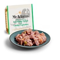 McAdams Wet Dog Food Free Range Turkey with Garden Vegetables 150 g