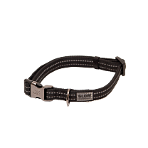 Great&Small Glow Reflective Collar Black
