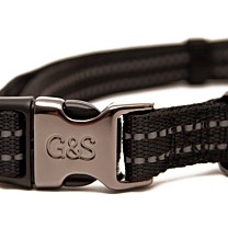 Great&Small Glow Reflective Collar Black