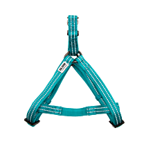 Great&Small Glow Reflecterende Harnas Hond Turquoise