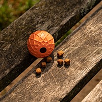 Great&Small Dog Toy Hollow Ball Natural Rubber 5,6 cm