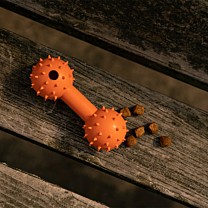Great&Small Dog Toy Dumbbell Natural Rubber 12 cm