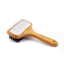 Great&Small Double Pet Brush Bamboo