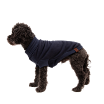 Great&Small Country Fleece Jumper Dog Coat Navy