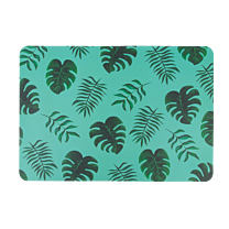 Great&Small Pet Mat for Pet Bowls Palm leaf  43 x 30 cm