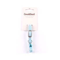 Great&Small Cat Collar with Bell Blue 30 cm