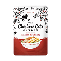 Cheshire Cat's Garden Nat Kattenvoer Kip & Kalkoen 85 g