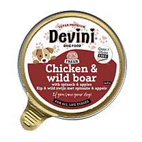 Devini Nat Hondenvoer Kip & Everzwijn 85 g
