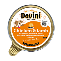 Devini Nat Hondenvoer Kip & Lam 85 g