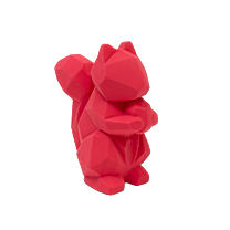 Great&Small Dog Toy Latex Geometric Squirrel 15 cm