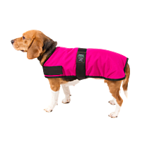 Great&Small Country Padded Dog Coat Raspberry