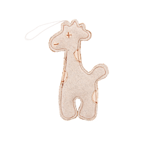 Green Elk Dog Toy Canvas Buddies Giraffe 21 cm