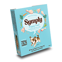 Symply Nat Hondenvoer Puppy Krachtvoer Kalkoen & Lever 395 g
