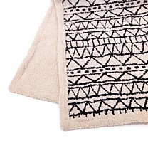 Green Elk Deken Jacquard & Sherpa 120 x 80 cm