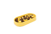 Great&Small Slow Down Pet Bowl Yellow 29 cm
