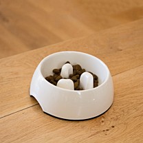 Great&Small Dog Bowl Melamine Cream