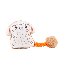 Little&Lively Puppy Toy Lamb with Rope 11 cm