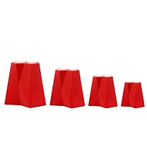 'Frogg Dog Toy Brick Chew Treat Red