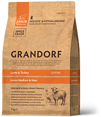 Grandorf Dry Dog Food Junior Lamb & Turkey