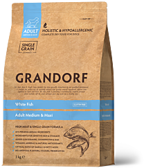 Grandorf Hondenbrokken Adult Medium & Large Witte Vis