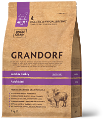 Grandorf Dry Dog Food Adult Large Lamb & Turkey