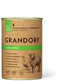 Grandorf Wet Dog Food Adult Lamb & Turkey 400 g
