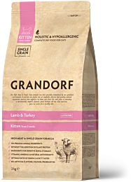 Grandorf Dry Cat Food Kitten Lamb & Turkey 2 kg