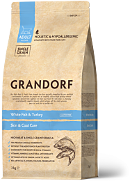 Grandorf Skin & Coat Care Kattenbrokken Adult Witte Vis 2 kg