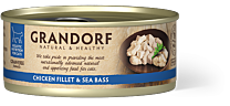 Grandorf Nat Kattenvoer Kipfilet met Zeebaars 70 g