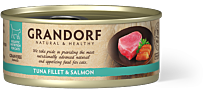 Grandorf Nat Kattenvoer Tonijnfilet met Zalm 70 g