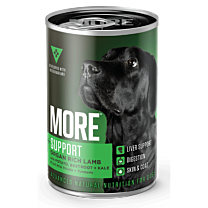 More +Liver Wet Dog Food Lamb 400 g