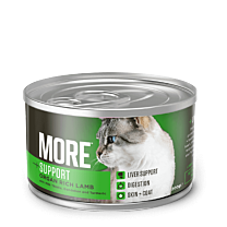 More +Liver Nat Kattenvoer Lam 200 g