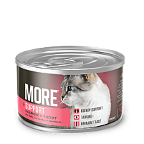 More +Kidney Nat Kattenvoer Zalm & Forel 190 g