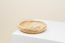 Pino Classic Cat Bowl Marble Camel Brown S 18 cm