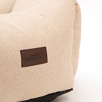 Great&Small Country Deluxe Hondenbed Beige 70 x 70 cm