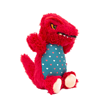 Great&Small Hondenspeelgoed Puppy Love T-Rex Rood 18 cm
