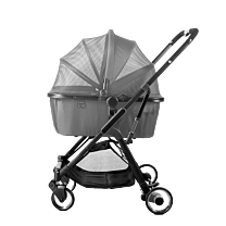 Foldable Pet Stroller Dark Grey up to 20 kg