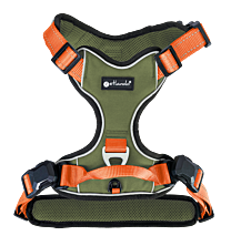 Petlando Magnetech Harness Olive & Orange