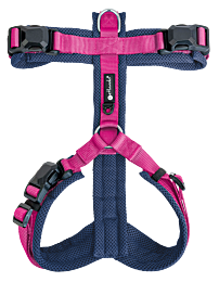 Petlando Magnetech Harness Y-comfort Navy & Fuchsia