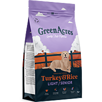 GreenAcres Hondenbrokken Senior/Light Kalkoen & Rijst
