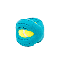 Frubba Hondenspeelgoed Cross Ball Blauw 9 cm