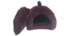 51DN Cat House Supersoft Aubergine 40 x 40 x 36 cm