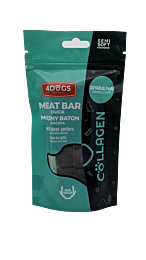 4Dogs Vleesbar Eend met Spirulina en Hertengeweipoeder 2 stuks 100 g