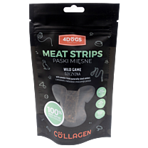4Dogs Vleesrepen Hert met Hertengewei 100g
